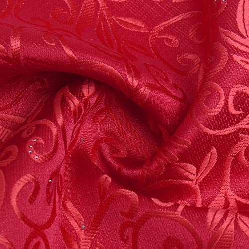 Image of Paisley Floral Mens Tie Formal Necktie Pocket Squares Ties Clips Cufflinks Classic for Men Set