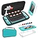 Produktbild FASTSNAIL Schutzhülle für Reise und TPU, Schutzhülle und gehärtetes Glas für Nintendo Switch Lite, 4 in1, Zubehör-Set, tragbar, Soft Protective Case und Tempered Glass Screen Protector Film