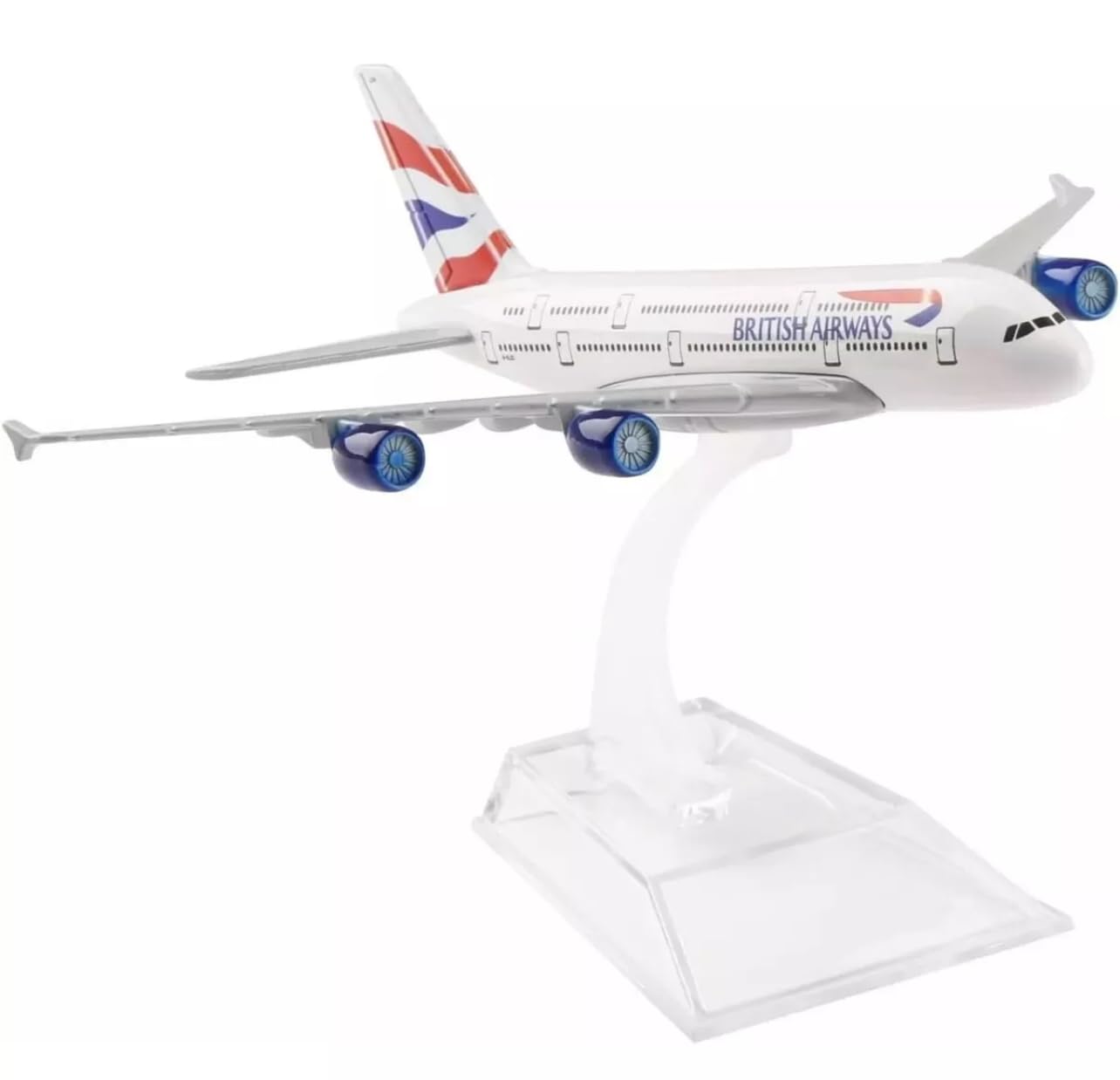 novaease 16cm British A380 Diecast Metal Plane 1:400, A380 Aircraft Plane Model Airlines Office Home Decoration Gift - Image 2