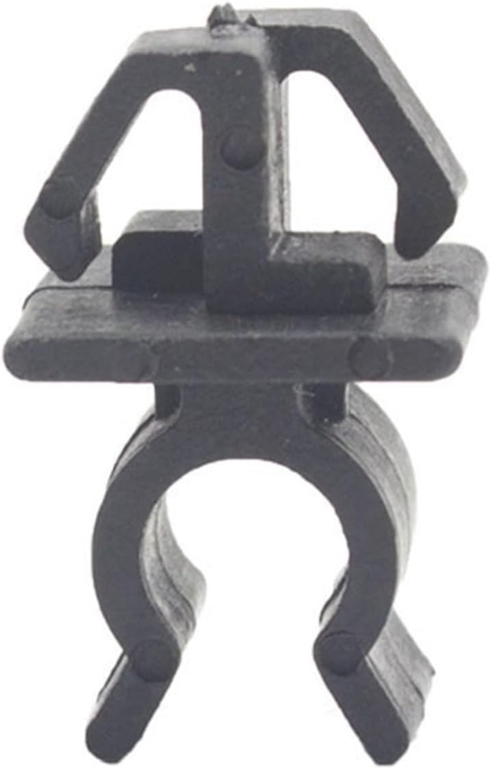 200 個のプラスチッククリップは車のフロントストラットエンジンカバーファスナーリベットフードボンネットプロップロッドワイヤー固定ク