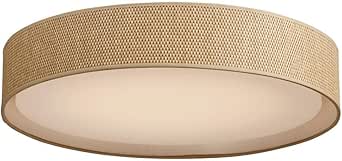 Maxim Prime - 32W 1 LED Flush Mount in Modern Style-5.5 Inches Tall and 25 Inches Wide-Grass Cloth Finish