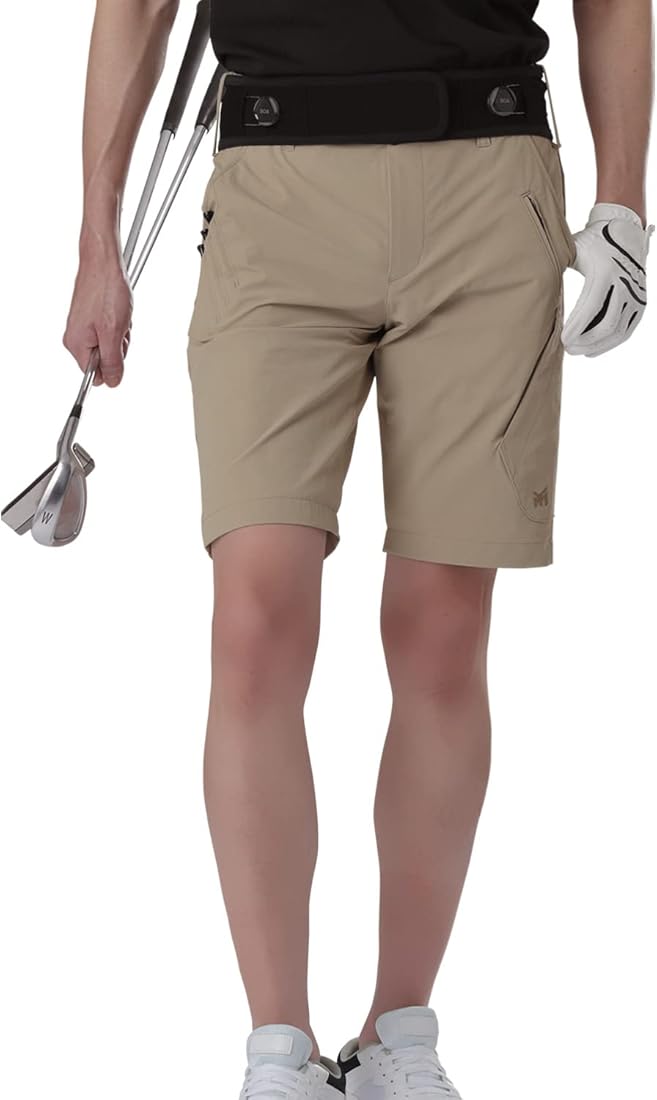 大勧め ミドリPF1 Mサイズ ベルト付き ゴルフパンツ ウエア(男性用