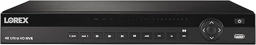 Lorex N883A64B Grabadora de video en red de 16 canales 4K Pro Series 4TB
