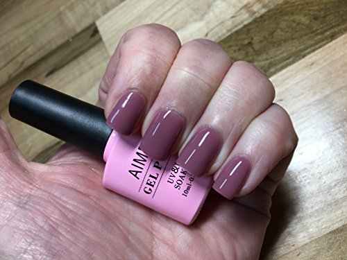 AIMEILI UV LED Gellack ablösbarer Nagellack Gel Polish - Brown Lilies (108) 10ml – Bild 7