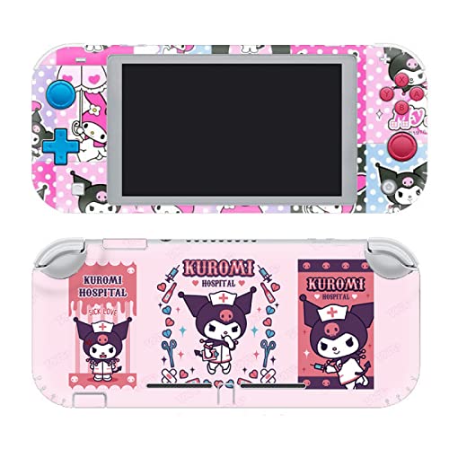 Switch Lite �X�L���V�[�� �X�C�b�` ���C�g�Ή� �{�̗p �X�L���X�e�b�J�[ ���킢�� ��`�� �A�j���[�V���� �L�����N�^�[ �ی�t�B���� �X�������^ �S�ʕی� �h�o �h��+�e�w�L���b�v *4