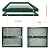 MIXXIDEA Bird Feeder Hanging Tray, Bird Feeders for Outdoors, Wooden Seed Tray Platform Mesh Seed Platform for Garden Yard Outside Decoration Attracting for Wild Birds (Green-1pk)