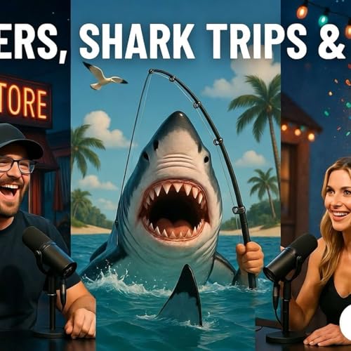Page de couverture de 🎙 Episode 057: Theaters, Shark Trips & Holiday Chaos