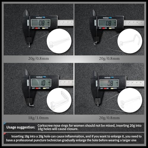 Clear Nose Ring Bioflex for Women and Men,Plastic Cear Nose Studs for Work L Shaped,Body Clear Piercing Retainer 18g Nose Rings Studs Piercing Jewelry4