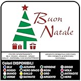 Photo Gallery adesivo albero di natale con pacco regali - albero dimensioni cm 60x110 + scritta buon natale dimensioni cm 90x60 vetrofanie natalizie casa e negozi - dimensione totale 150x100 cm (come in foto) Photo Gallery adesivo albero di natale con pacco regali - albero dimensioni cm 60x110 + scritta buon natale dimensioni cm 90x60 vetrofanie natalizie casa e negozi - dimensione totale 150x100 cm (come in foto)