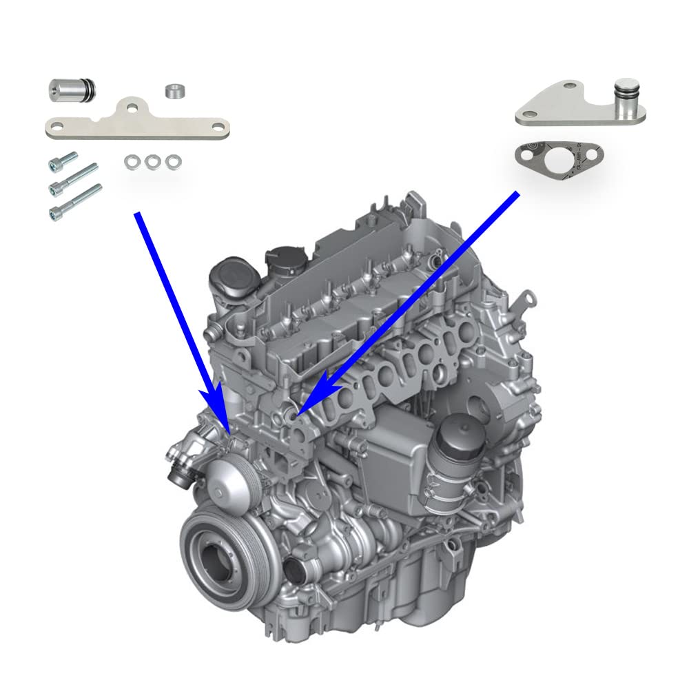 Valvola EGR + Kit Eliminazione Radiatore EGR per motori Diesel BMW 2.0 N47 N47S