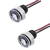 HJJSOLS01 Food Grade Liquid Detect Optical Level Sensor Infrared Water Level Sensor Liquid Level Monitor Optical Infrared Liquid Level Controller,Pack of 2