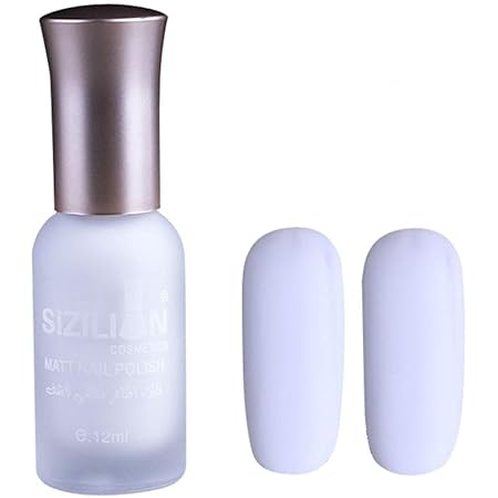 Xshuai Nagellack 2018 Neue Bunte Scrub Strapazierfahiger Materie Nagellack Schnell Trocken Langlebig Nail Art Matte Nagellack Weiss Amazon De Beauty