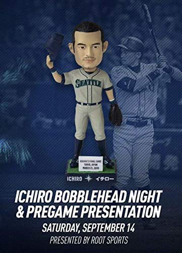 2019年9月14日イチロー球場配布　引退記念フィギュア ご予約 MLB マリナーズ イチロー フィギュア 引退記念 フェア