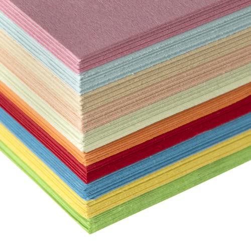 LANDRÉ 250 Blatt A4 buntes Universal-Papier, 80g/m², Drucker-Papier, 10 Farben