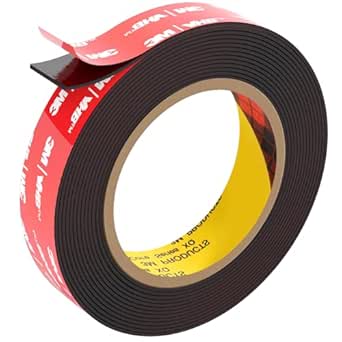 CANOPUS 3M VHB 5952 Ruban Adhesif Double Face 3M Extra Fort (19mm x 3m) Epais 1,1mm, étanche