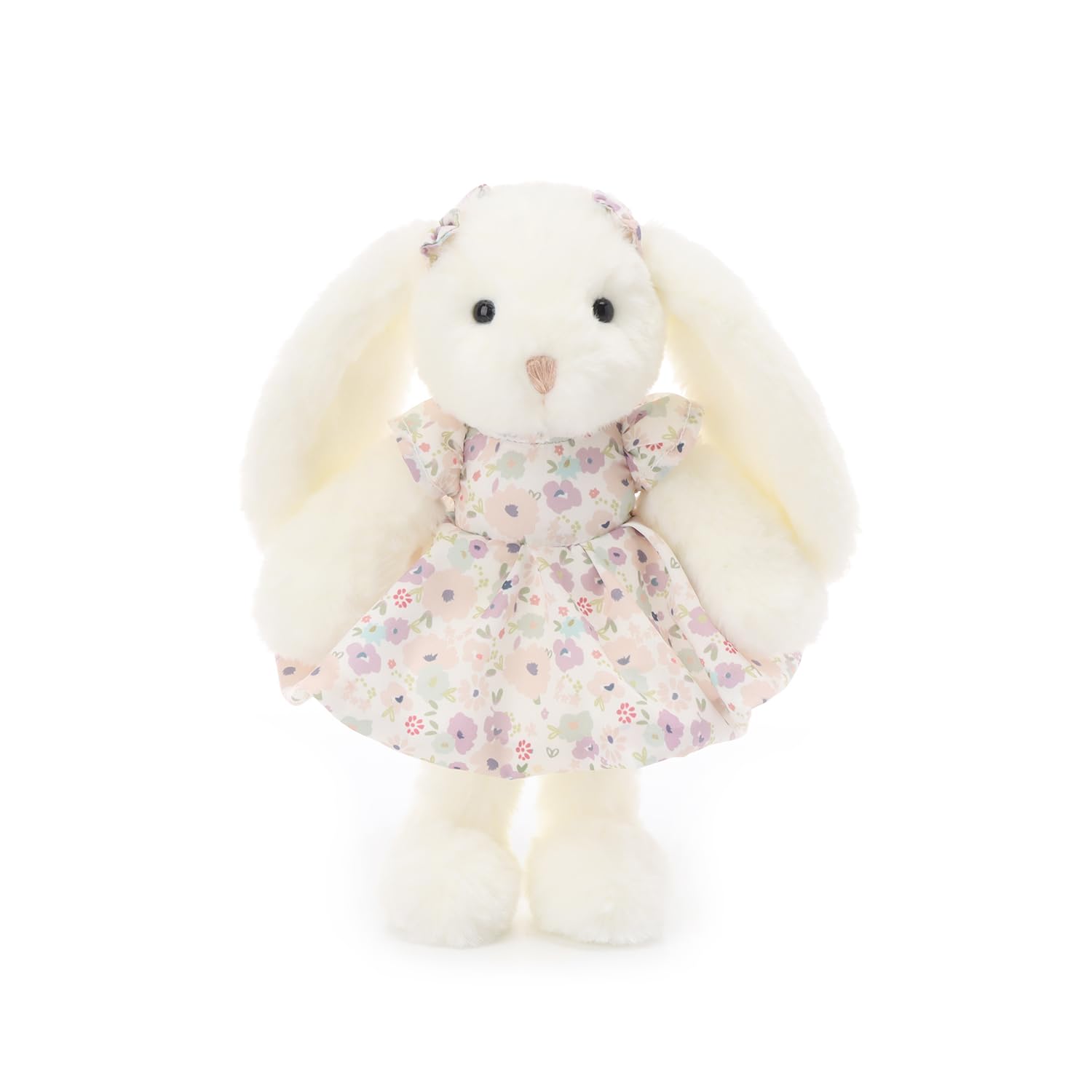 Apricot Lamb Rory Bunny Rabbit Plushies Stuffed Animals for Baby Girl and Boy, Soft Cute Plush Toys for Kids, 6.7 Inches