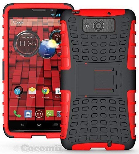 Cocomii Hand Grenade Motorola DROID Maxx/DROID Ultra Case, Slim Thin Matte Vertical & Horizontal Kickstand Reinforced Drop Protection Bumper Cover Compatible with Motorola DROID Maxx/DROID Ultra (Red)