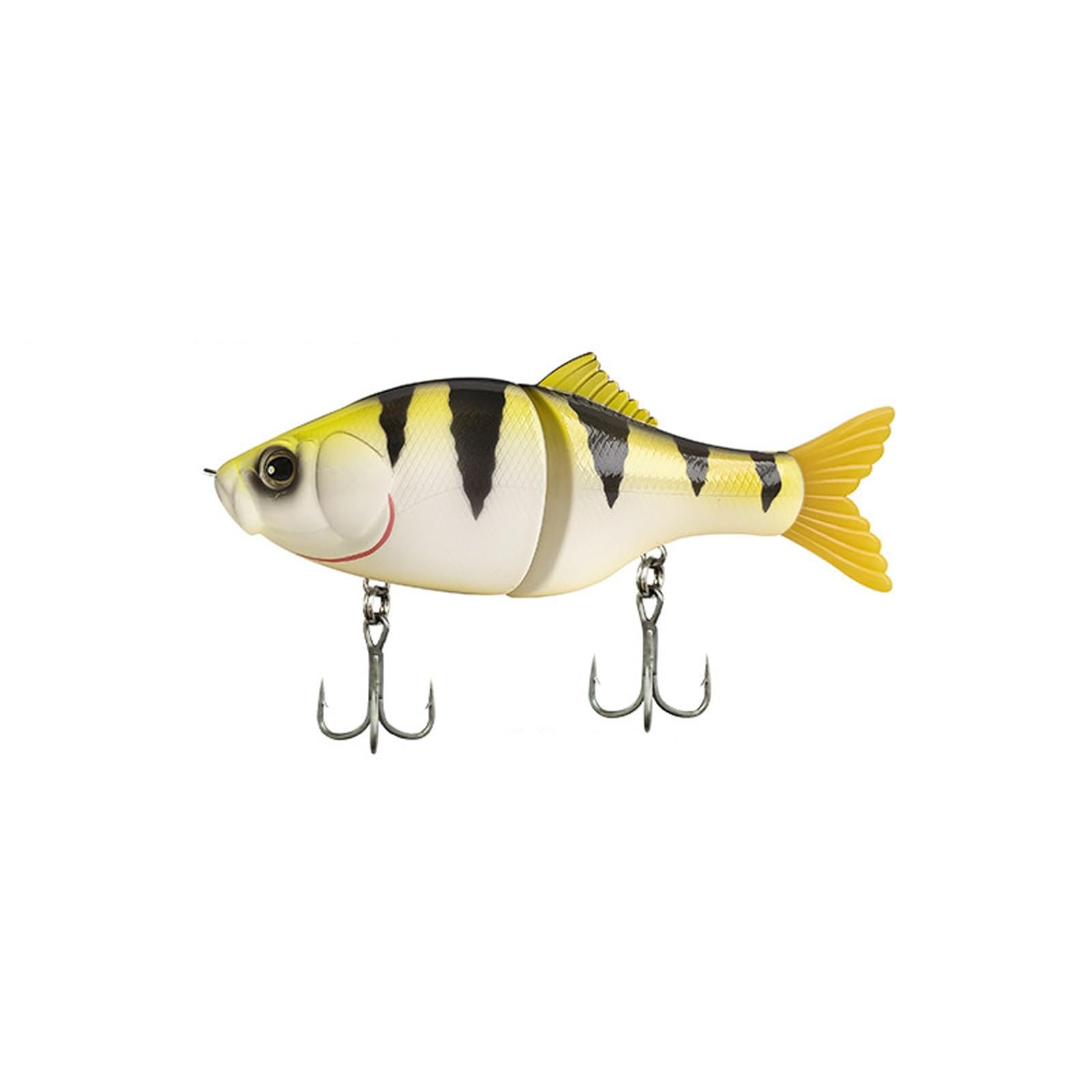 Swimbait A Coda Morbida A due Snodi: Esca Affondante in Tungsteno for Spigole, Lucci, Salmoni e Trote