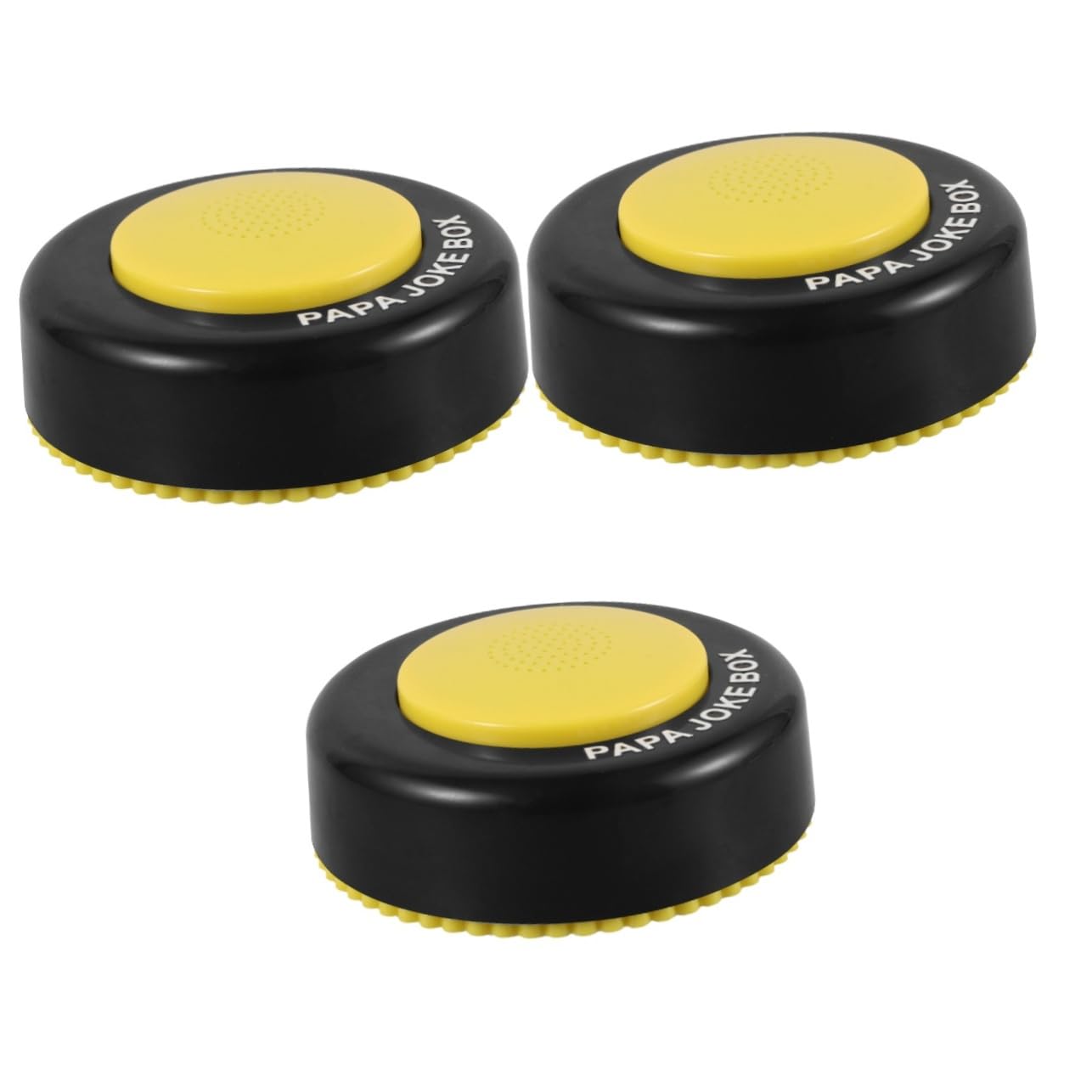 VICASKY 3pcs 50 Joke Generator Button Hilarious Dad Jokes Dad Jokes Buttons Dad Birthday Present Fun Silly Joke Toy Funny Dad Jokes Button Joke Talking Toy Funny Prank Toy Toys Abs