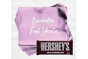 Lavender Candy Wrapper Foil Sheets Perfect for Hershey's Chocolate