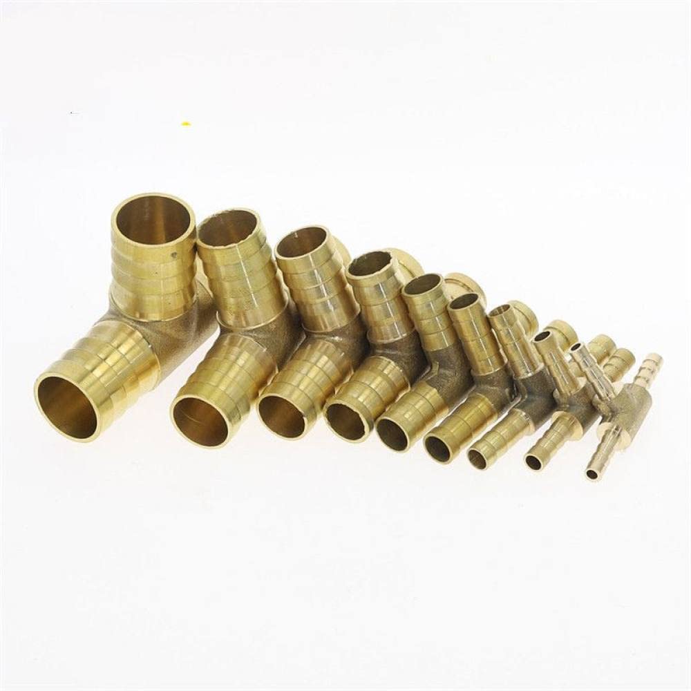 Raccordo A T In Ottone Filettato – Connettore 1/8, 1/4, 3/4 Pollici, Dritto