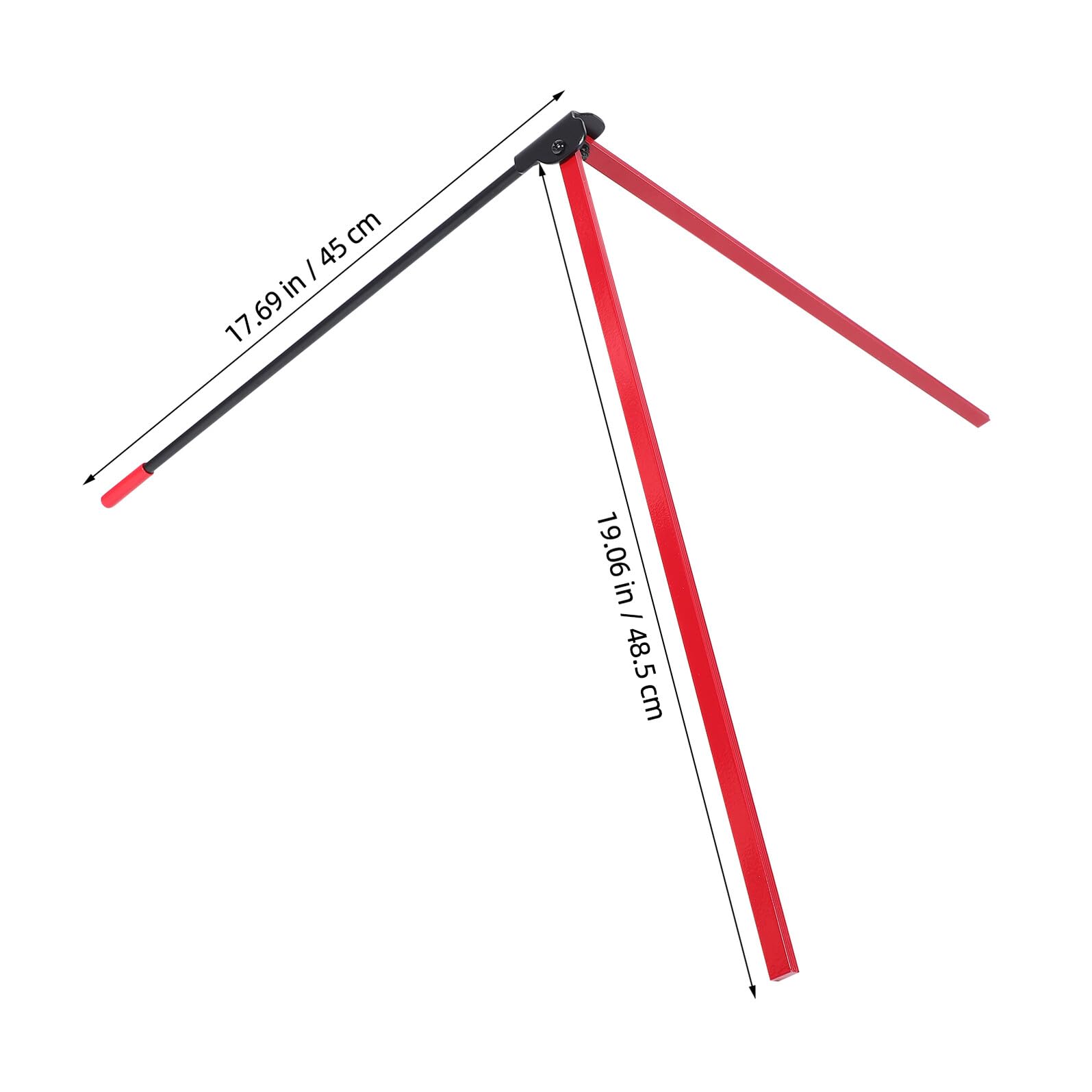 Rotes Leichtes Fußball Kicking Tee aus Metall mit Rutschfester Funktion für Jugend und Erwachsenen Fußballtraining und Wm Feier Deko dem Platz