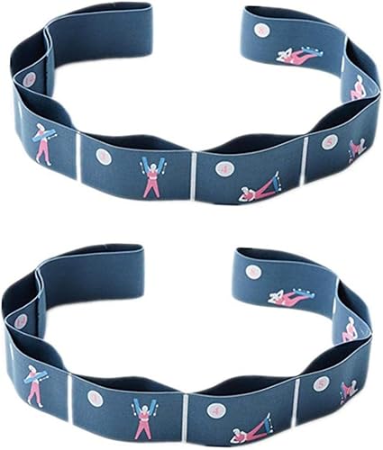 Miniatura 1 de 2pcs the flex belt workout bands exercise elastic band Resistance Legs Bands elastic stretch band