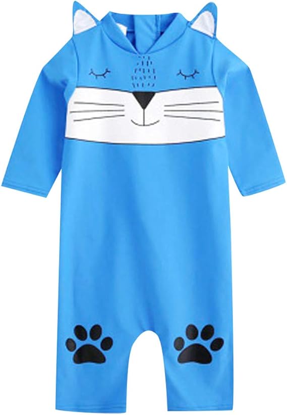 Amazon Co Jp 子供水着 長袖 可愛い ベビー水着 男の子 女の子 スクール水着 キッズ 日焼け止め ワンピース水着 ラッシュガード スイムウェア 動物柄 プリント キッズ水着 女児 男児 スイミングウェア 赤ちゃん 競泳 幼児用 ビーチ 海水浴 スポーツ アウトドア