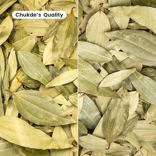 Image of Chukde - Tej Patta | Indian Bay Leaf | Handpicked & Carefully Packed | Ideal for Flavorful Curries, Biryanis, and Rice Dishes | Anti-inflammatory Properties | 50 Gram (Pack of 18)