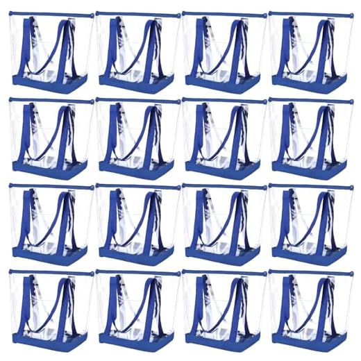 Zippered Clear Tote Bags in Bulk Purchase