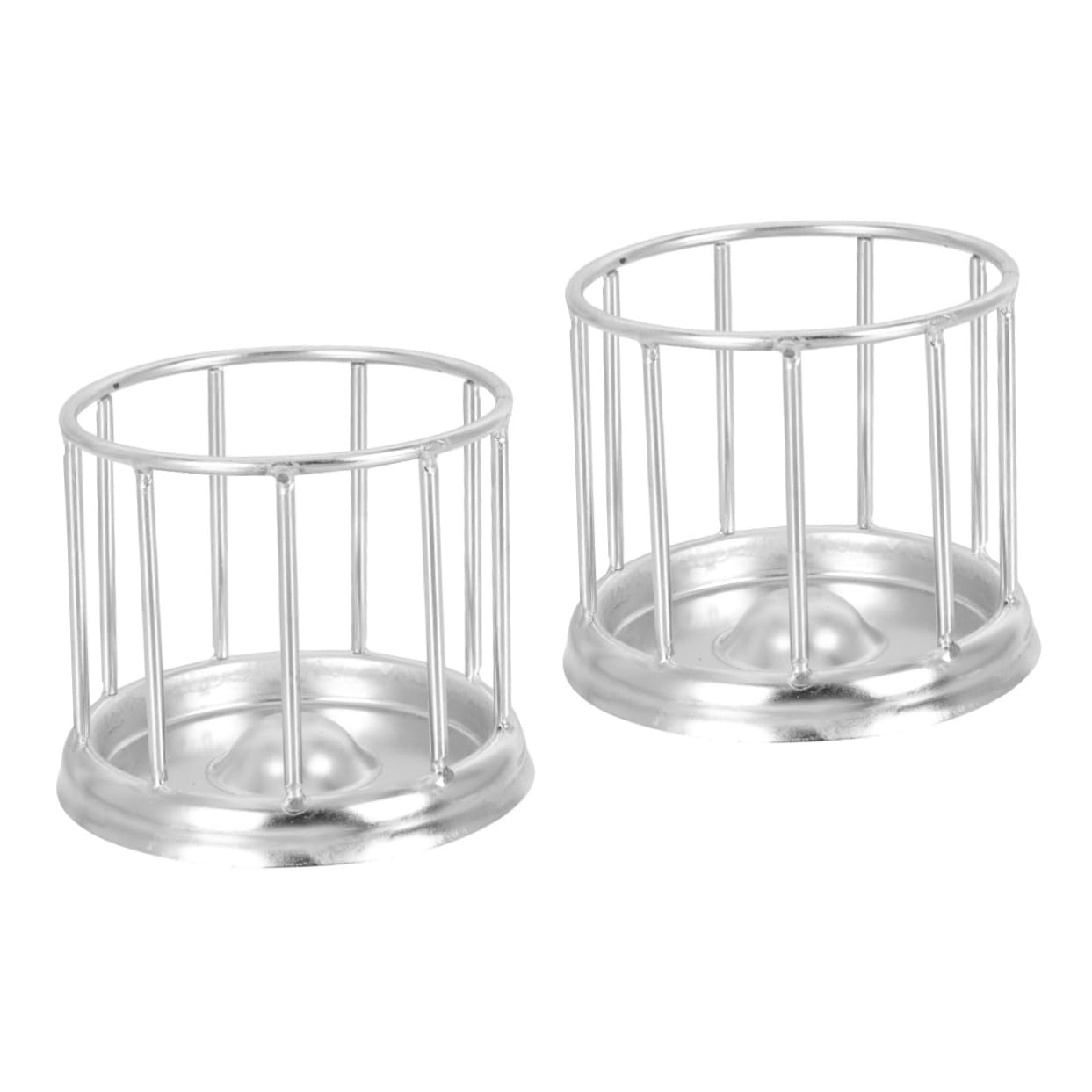 BESPORTBLE 2pezzi Ciotola per Tartarughe Inossidabile Alimentatore per Rettili e Base Stabile per Evitare Rovesciamenti e Spillature Facile