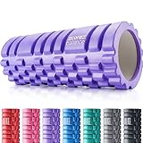 Core Balance Foam Roller for Deep Tissue Muscle Massage, Trigger Point Grid Sports Massager, Fitness Gym Physio