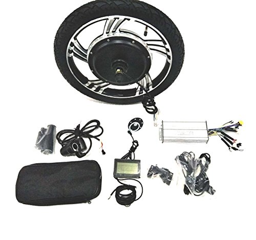 16 18 Casted Wheel 48V1000/36V750W/24V500W Hub Motor Ebike Bicicleta ELÉCTRICA KIT DE CONVERSIÓN + LCD + Tire Theebikemotor (24V500W, 16 Rear Wheel)
