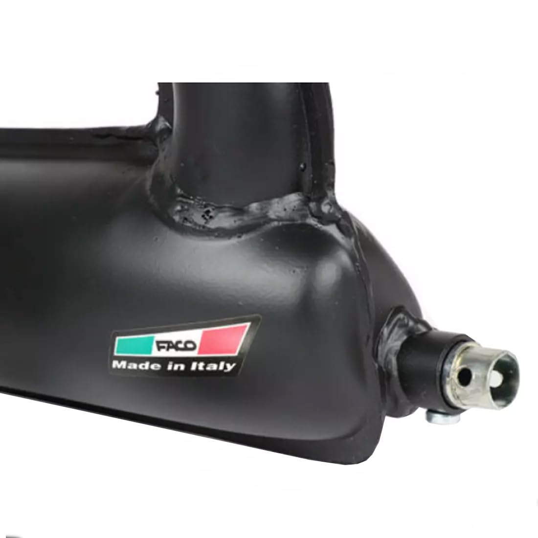MARMITTA SCARICO FA.CO SILURO COMPATIBILE PER VESPA 50 FL V5N1T TIPO "BANANA" NERO