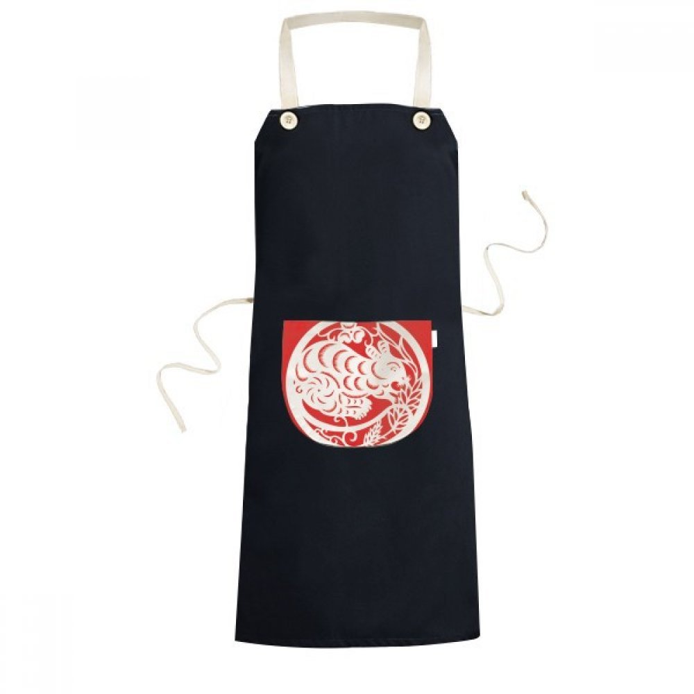 Tablier réglable Rat du Zodiaque à grande poche pour cuisiner sans taches au quotidien