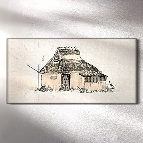 Horloge sur Toile Coloray Deco Salon Chambre Art Mural Moderne - 3