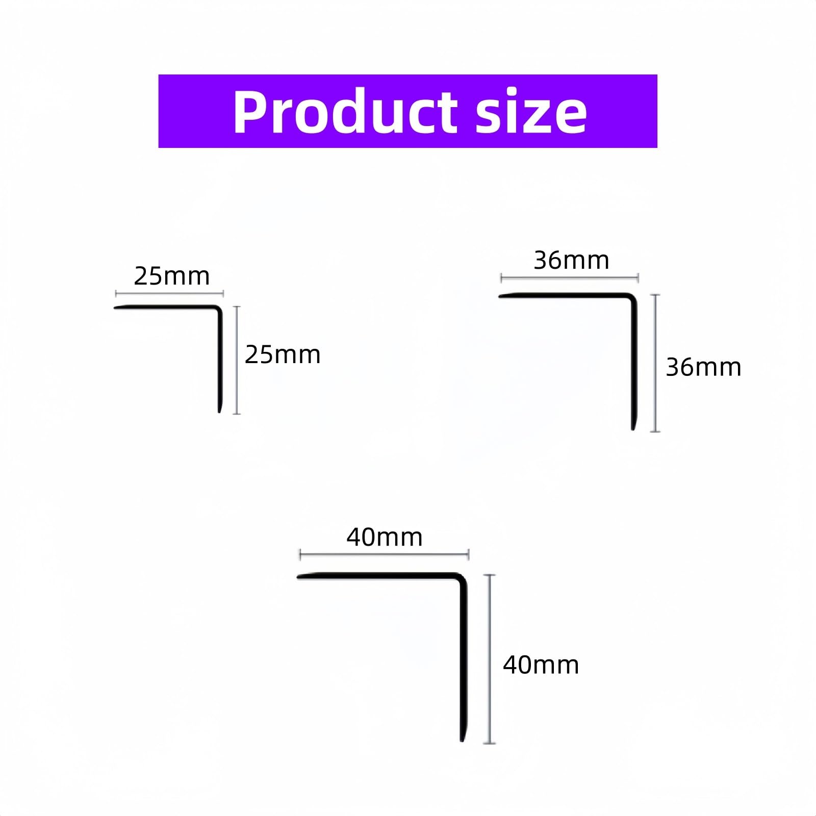 PVC Winkelprofil | Selbstklebend 100cm | 3 Kantenschutz | Selbstklebend - Einfache Installation Um Wände in geschäftigen Häusern und Büros zu schützen (Schwarz, 40 mm)