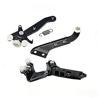 Semitory Schiebetür Rollenführung Rollen, Untere Mittlere und Obere Rollenführung Recht Kompatibel mit VW Mul-tivan V Transporter T5 2003-2015 – Ersetzt# 7H0843436B 7H0843398F 7H0843398H 7H0843436D