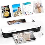 Laminator Machine, 9 Inch Thermal Laminater, A4/A5/A6 Personal Laminator Machine with Laminating Sheets, 6 in 1 Heating Laminate Machine for Home School Office, Silent