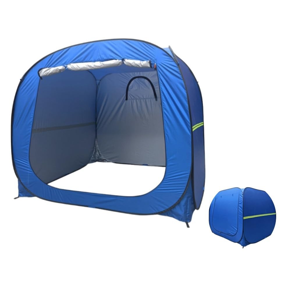 青いテント型シェルター 大きめ Amazon.co.jp: Hubiuyo ワンタッチ式 簡易避難シェルター 大人3〜4人用
