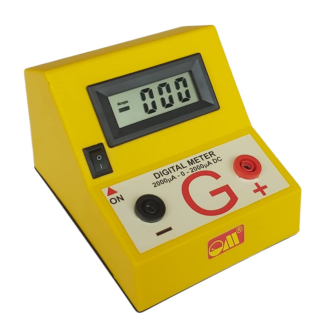 Om Meters Digital LCD Galvanometer 2000uA-0-2000uA DC New Model Yellow (B09CD6FKM7) Amazon Price History, Amazon Price Tracker