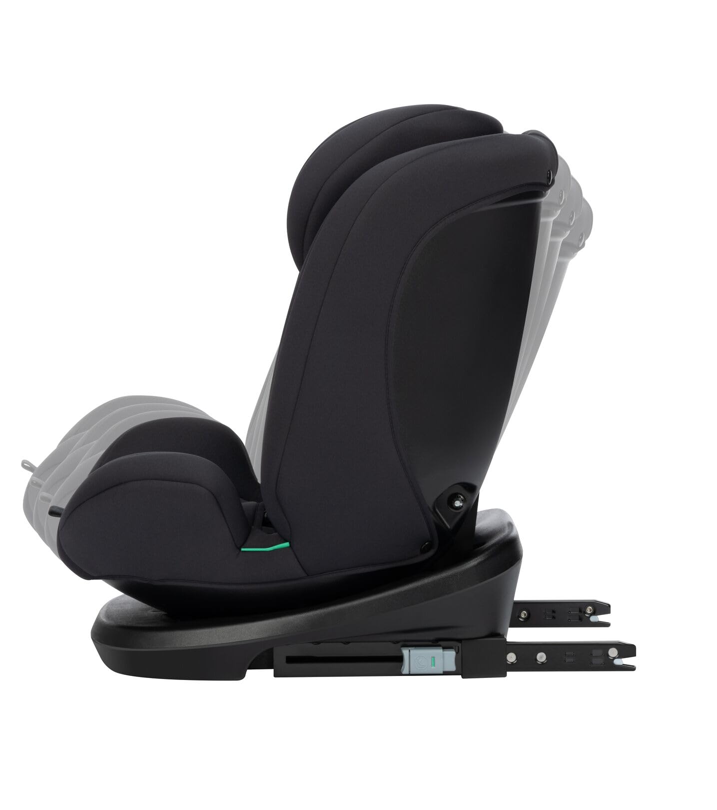 Bebeconfort Apollo i-Size Silla de coche, ISOFIX, Reposacabezas 13 Posiciones, 4 Posiciones Reclinadas, protectores laterales, para niños de 15 meses a 12 años, 9-36 kg, 76-150 cm Mineral Black