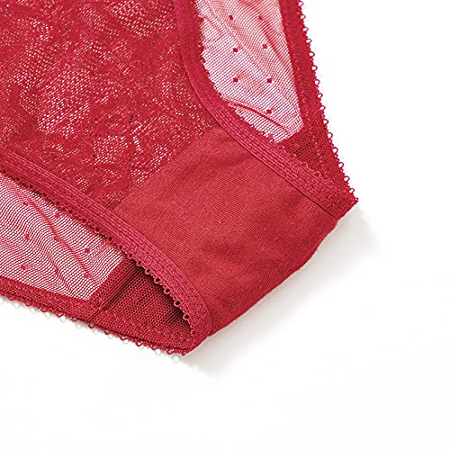 Conjunto de lencería Sexy Conjunto de Sujetador y Bragas Push Up Lencería Sexy Triángulo Ajuste de Encaje Copa Acolchada Floral Conjunto de lencería con Aros para Mujer Bralette Ropa de Dormir