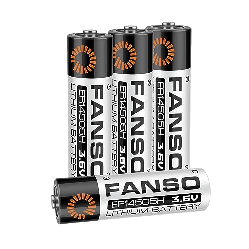 STEPMAX 4 Pack FANSO ER14505H 3.6V Lithium Battery 2700mAh ER14505 LS14500 Li-SOCL? Non-Rechargeable Battery