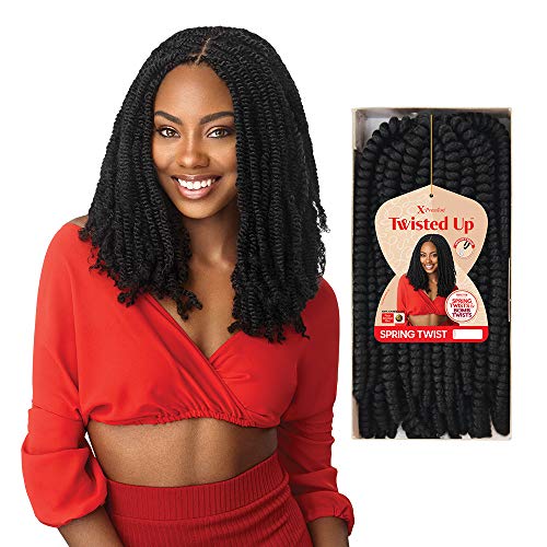 MULTI PACK DEALS! Outre Hair Crochet Braids X-Pression Twisted Up Springy Spring Twist 8" (1-PACK, 1)
