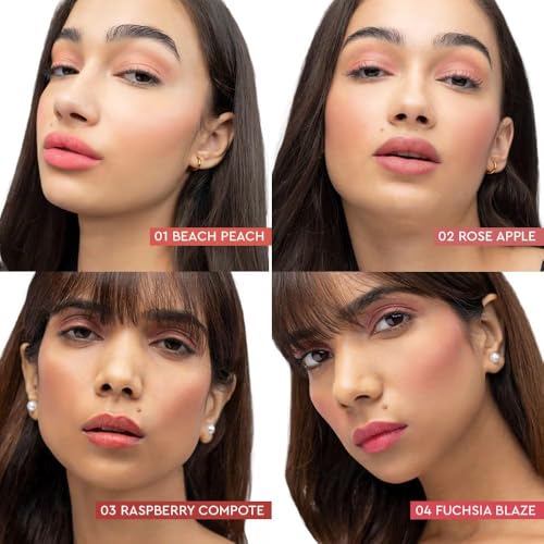 Image of Kiro Afterglow Lip & Cheek Tint - Raspberry Compote, 5g | Hydrating, Buildable, Lightweight | Infused with Hyaluronic Acid, Crambe Seed Oil & Rosehip Oil | Natural Flush, Non-Patchy Finish (Pack of 2)