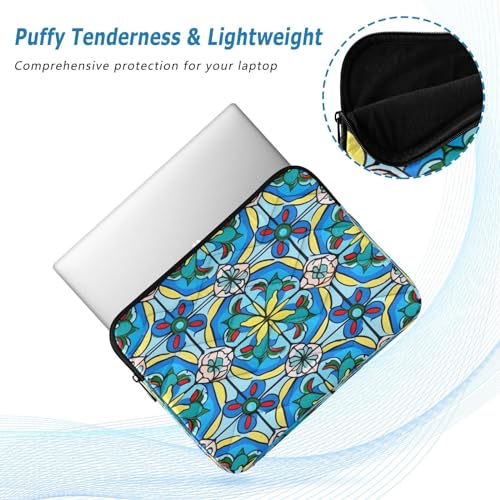 Funda para portátil de 13-14 pulgadas con diseño Talavera miniatura 5