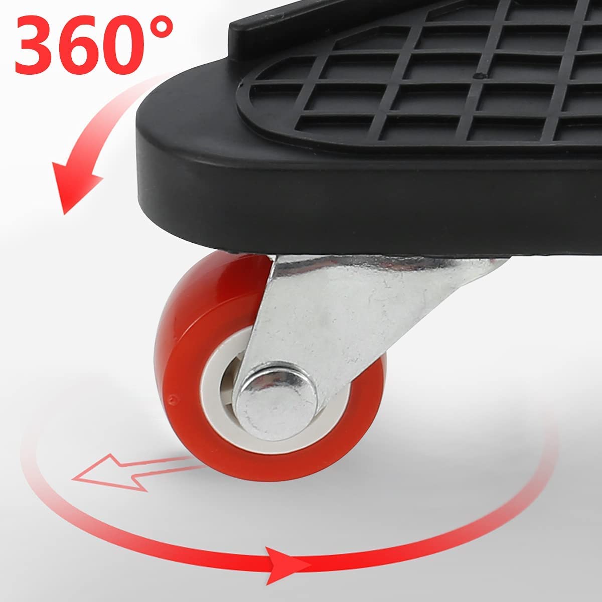Strumenti Di Spostamento Del Rullo Pesante Della Mobilia,Kit Di Guide Per Mobili Sollevatore Per Mobili,Pad Girevoli A 360 Gradi,Set Di Attrezzi Per Sollevatori Di Mobili Per Divani E Fri(Color:Black)