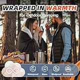 MEREZA Sleeping Bags XL for Mens Large Wide Sleeping Bag for Camping Big and Tall Sleeping Bags for Women Adults Warm with Compression Sack Cold Weather & Warm - Image 4