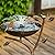 HOUYANG Diam 11.4" W x 31" H Cast Iron Pedestal Bird Bath, Bird Baths for Outdoors,Vintage Metal Bird Bath Garden Yard Decoration